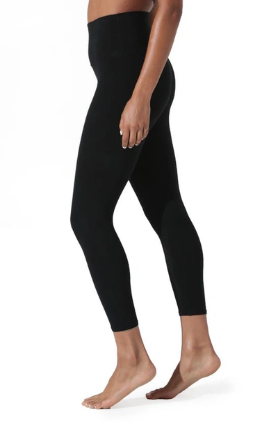 Shop Electric & Rose Sunset Leggings In Onyx