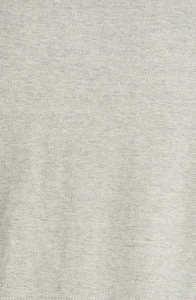 The Normal Brand Textured Knit Long Sleeve Button-up Shirt In Graphite
