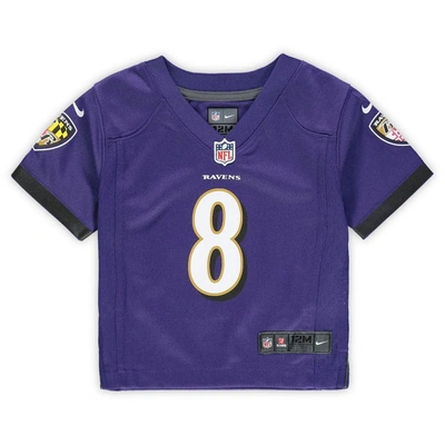 Shop Nike Infant  Lamar Jackson Purple Baltimore Ravens Game Jersey