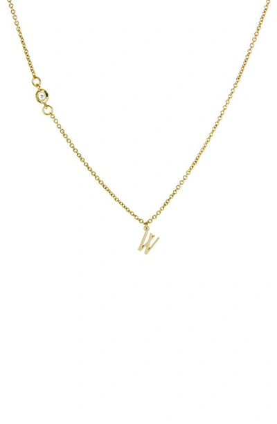 Shop Panacea Initial Pendant Necklace In Gold