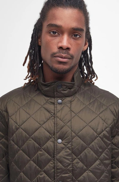 Shop Barbour Flyweight Chelsea Quilted Jacket In Olive