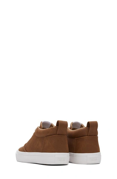 Shop Toms Kids' Fenix Mid Sneaker In Brown