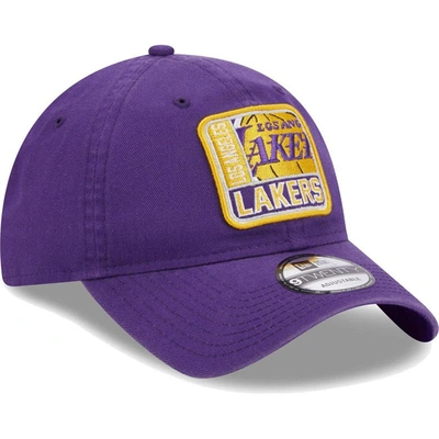 Shop New Era Purple Los Angeles Lakers Mix 9twenty Adjustable Hat