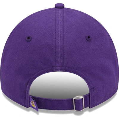 Shop New Era Purple Los Angeles Lakers Mix 9twenty Adjustable Hat