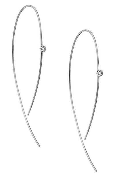 Shop Lana Jewelry Hooked On Hoops Diamond Earrings In White Gold