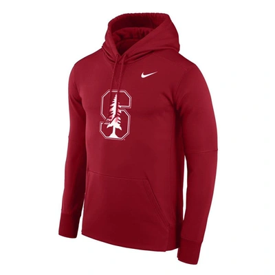Shop Nike Cardinal Stanford Cardinal Logo Club Pullover Hoodie