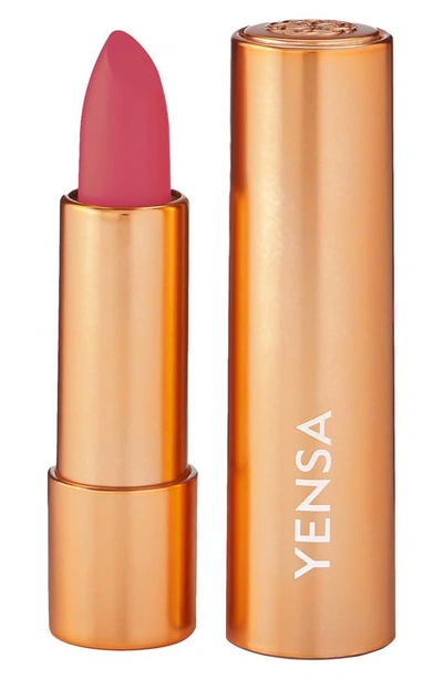 Shop Yensa Super 8 Vibrant Silk Lipstick In Vivid