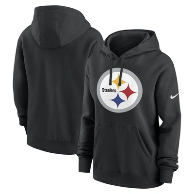 Shop Nike Black Pittsburgh Steelers Team Logo Club Fleece Pullover Hoodie