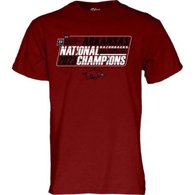 Shop Blue 84 Indoor Track & Field National Champions T-shirt In Cardinal