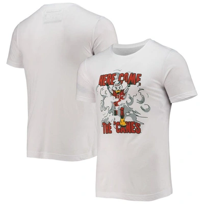 Shop Homefield White Miami Hurricanes Vintage Here Come The 'canes T-shirt