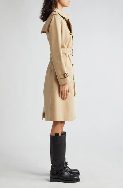 Burberry Women's Short Kensington Heritage Trench Coat In Honey