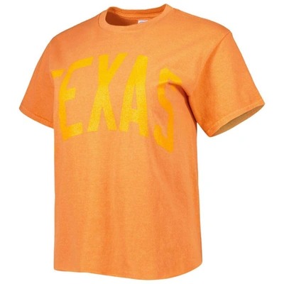 Shop 47 ' Texas Orange Texas Longhorns Vintage Tubular Hyper Bright 2-hit Cropped T-shirt