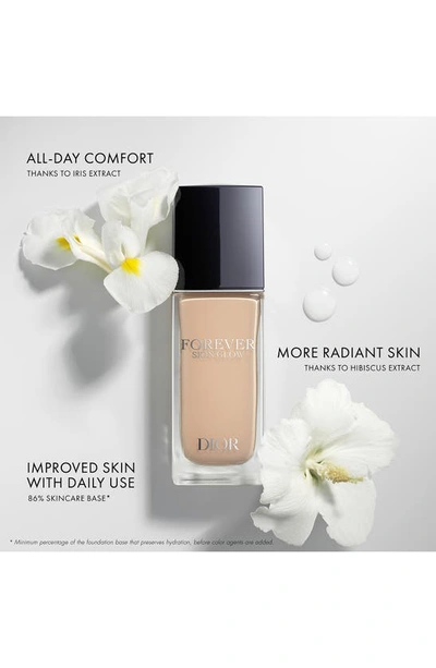 Dior Forever Skin Glow Hydrating Foundation Spf 15 In 2 Warm Peach