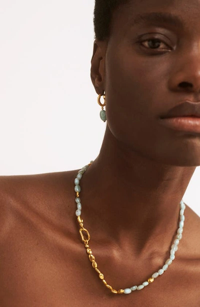Monica Vinader Womens Gold Beaded Chain 18ct Yellow Gold-plated Vermeil Recycled Sterling-silver And In 18ct Gold Vermeil On Sterling