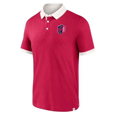 Shop Fanatics Branded Red St. Louis City Sc Second Period Polo Shirt