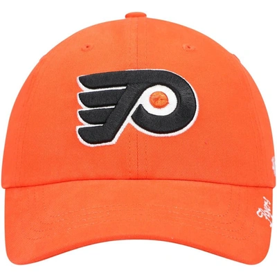 Shop 47 ' Orange Philadelphia Flyers Team Miata Clean Up Adjustable Hat