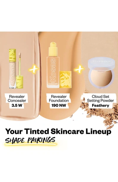Kosas Revealer Super Creamy + Brightening Concealer With Caffeine And Hyaluronic Acid Tone 3.5 W 0.20 oz In Tone 3.5 W