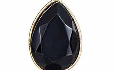 Ettika Crystallized Drop Earrings In Black
