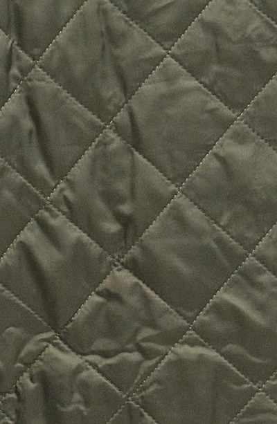 Barbour Heritage Liddesdale Green Jacket With Classic Corduroy Collar And Logo Lettering On The Front In Tec