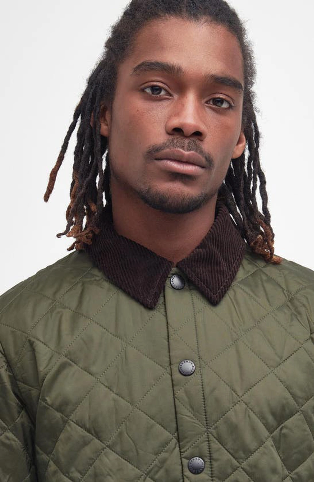 Barbour Heritage Liddesdale Diamond Quilted Jacket In Light Barbour Heritage Liddesdale Diamond Quilted Jacket In Light