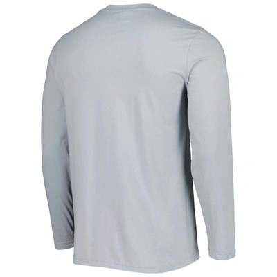 Shop Concepts Sport Royal/gray Chicago Cubs Breakthrough Long Sleeve Top & Pants Sleep Set