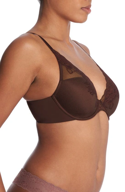 Shop Natori Avail Convertible Underwire Contour Bra In Java