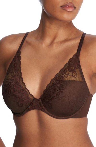 Shop Natori Avail Convertible Underwire Contour Bra In Java