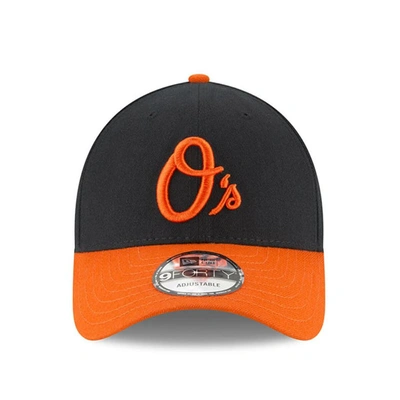 Shop New Era Baltimore Orioles Black League 9forty Adjustable Hat