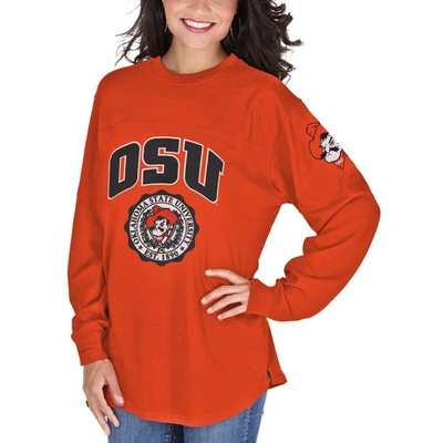 Shop Pressbox Orange Oklahoma State Cowboys Edith Long Sleeve T-shirt