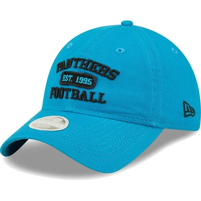 Shop New Era Blue Carolina Panthers Formed 9twenty Adjustable Hat