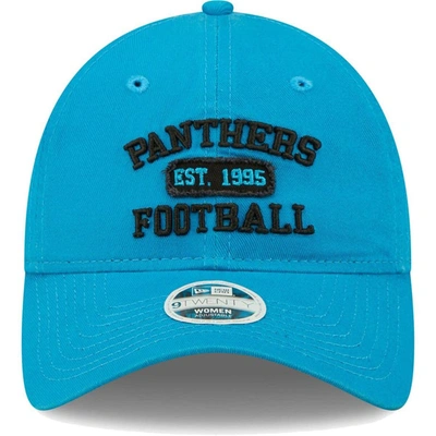 Shop New Era Blue Carolina Panthers Formed 9twenty Adjustable Hat