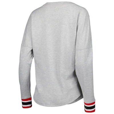 Shop Colosseum Heathered Gray Nebraska Huskers Andy Long Sleeve T-shirt In Heather Gray