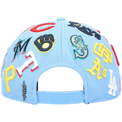 Shop Pro Standard Light Blue Mlb Pro League Wool Snapback Hat
