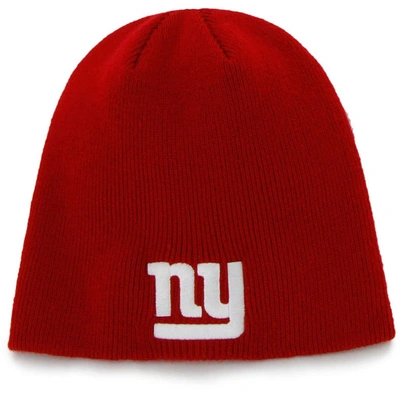 Shop 47 ' Red New York Giants Secondary Logo Knit Beanie