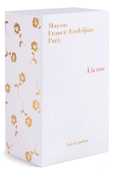 Shop Maison Francis Kurkdjian À La Rose Eau De Parfum, 1.1 oz