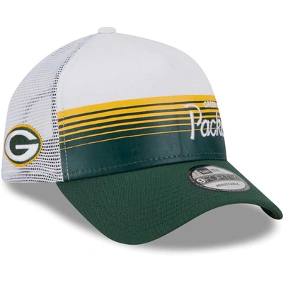 Shop New Era Green Green Bay Packers Horizon A-frame 9forty Snapback Hat