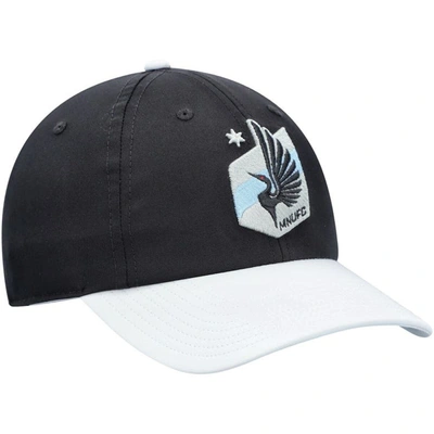 Shop Fanatics Branded Black Minnesota United Fc Iconic Defender Adjustable Hat