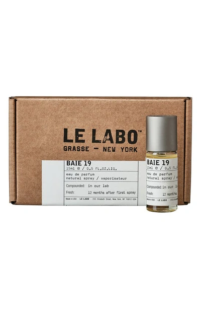 Le Labo Baie 19 Eau De Parfum