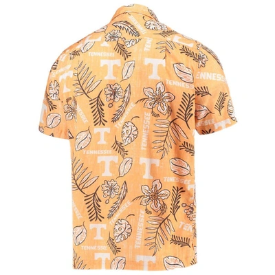 Shop Wes & Willy Tennessee Orange Tennessee Volunteers Vintage Floral Button-up Shirt