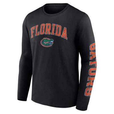 Shop Fanatics Branded Black Florida Gators Distressed Arch Over Logo Long Sleeve T-shirt