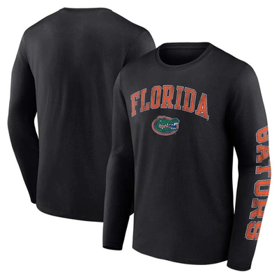 Shop Fanatics Branded Black Florida Gators Distressed Arch Over Logo Long Sleeve T-shirt