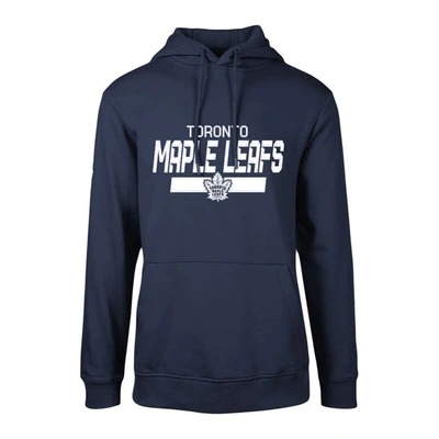 Shop Levelwear Auston Matthews Navy Toronto Maple Leafs Podium Name & Number Pullover Hoodie