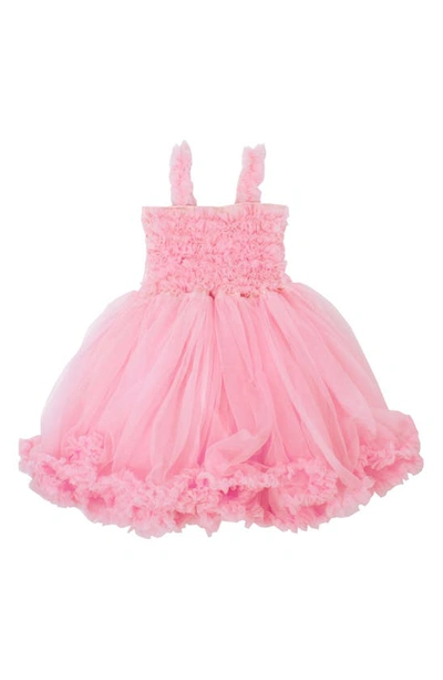 Rufflebutts Ruffled Pettidress In Pink