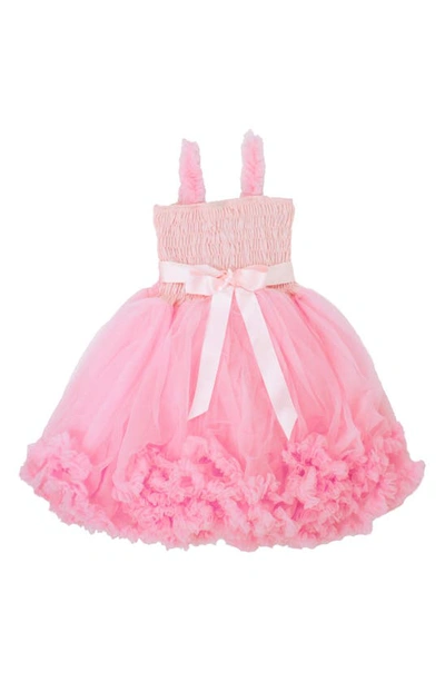 Rufflebutts Ruffled Pettidress In Pink