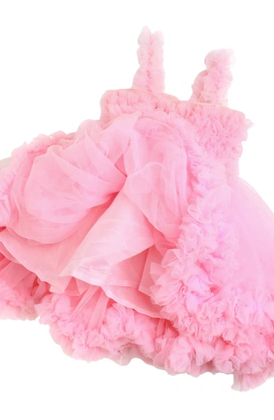 Rufflebutts Ruffled Pettidress In Pink