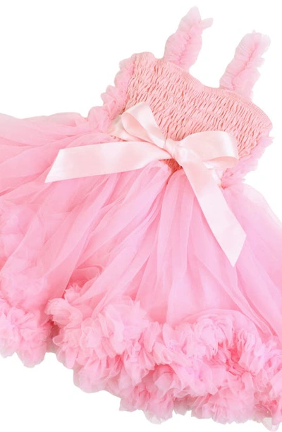 Rufflebutts Ruffled Pettidress In Pink