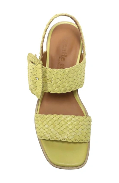 Shop Gentle Souls By Kenneth Cole Madylyn Slingback Sandal In Banana Leather