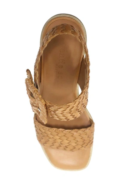 Gentle Souls By Kenneth Cole Madylyn Slingback Sandal In Tan Striped Leather