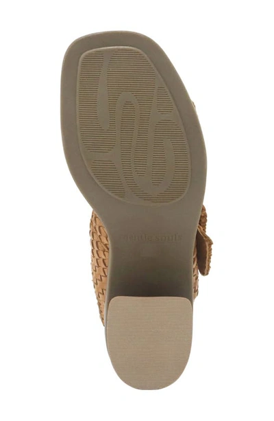 Gentle Souls By Kenneth Cole Madylyn Slingback Sandal In Tan Striped Leather