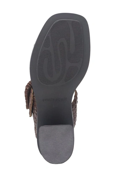 Shop Gentle Souls By Kenneth Cole Madylyn Slingback Sandal In Chocolate Leather
